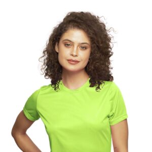 Playera Cuello Redondo - Dama - Manga corta - Colores neón