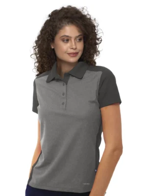 Playera Tipo Polo - Dama - Manga corta - Combinada