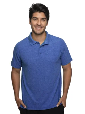 Playera Tipo Polo - Caballero - Manga corta - Colores Jaspe