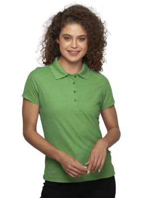 Playera Tipo Polo - Dama - Manga corta - Colores Jaspe