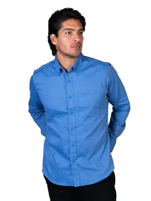 Camisa - Caballero - Manga larga - Oxford