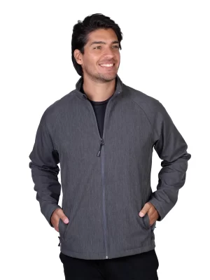 Chamarra Soft Shell - Caballero - Colores jaspe